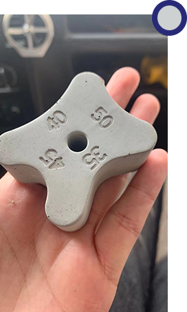 Concrete beam spacer